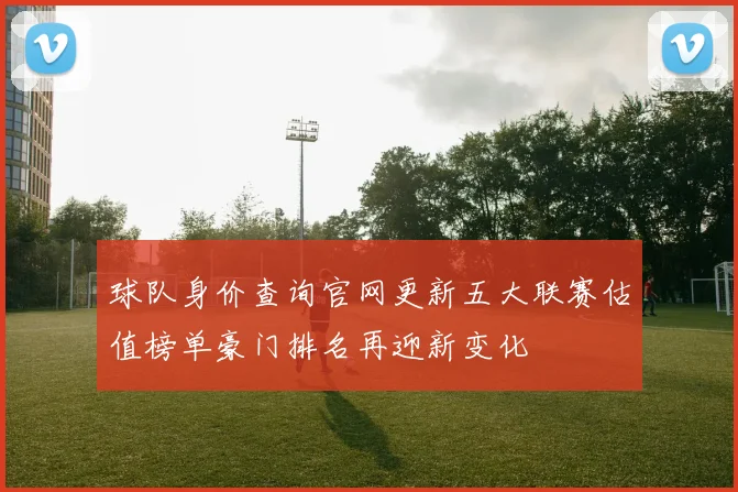 球队身价查询官网更新五大联赛估值榜单豪门排名再迎新变化